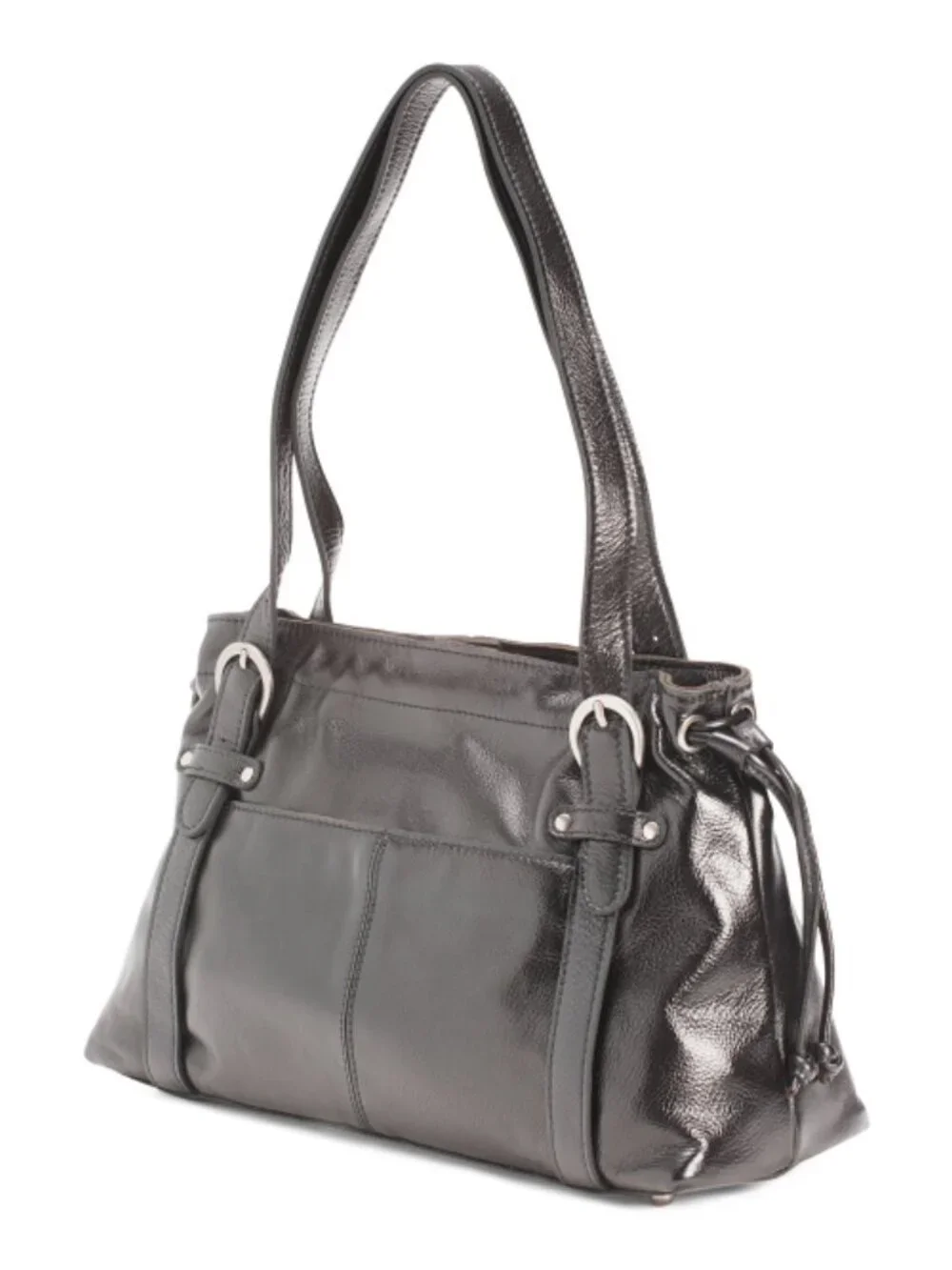 PATRICIA NASH Leather Catalina Large Satchel With Suede Lining